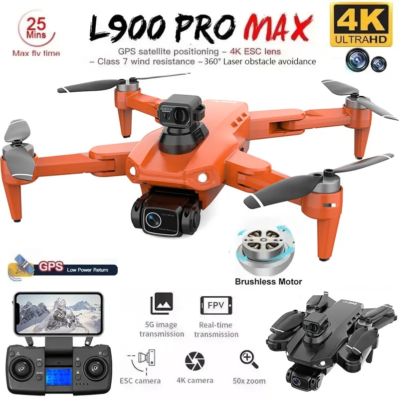Drone App Rc Fpv - L900 Pro MAX GPS Drone 4K