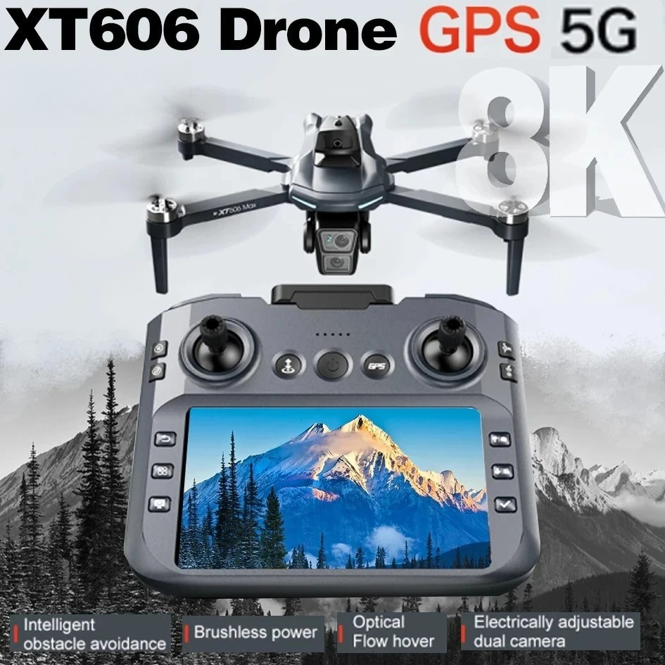 Drone Gps Rc Tt36 - Drone Originale XT606 Professionale con Fotocamera