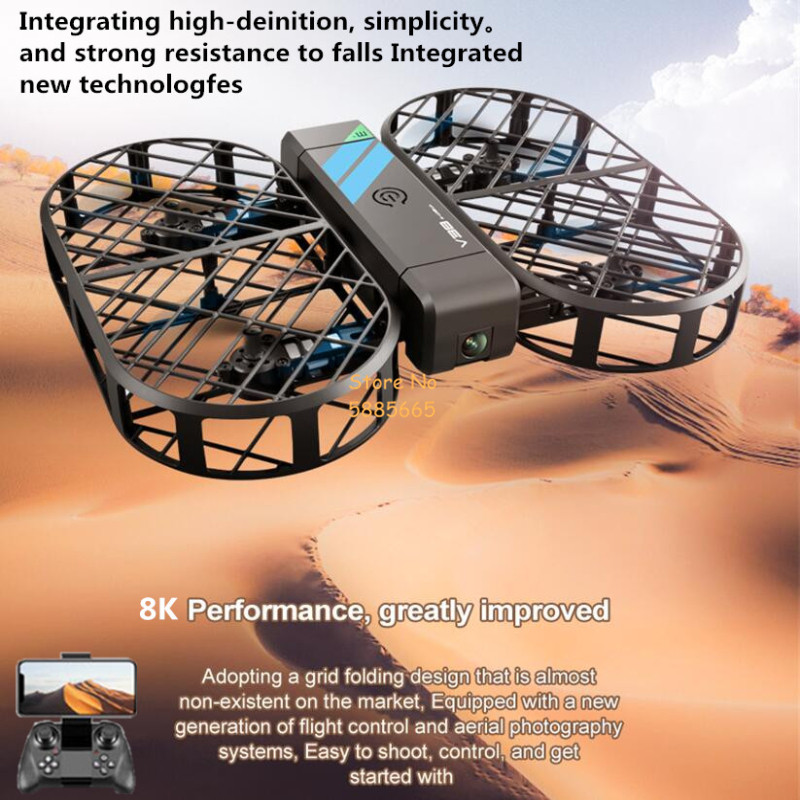 Drone App Rc Fpv - Telecamera HD 8K 360 ° Protezione