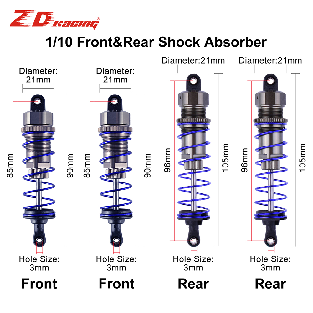 Rc Suspension Arm - 2 pezzi ZD Racing 105mm anteriore