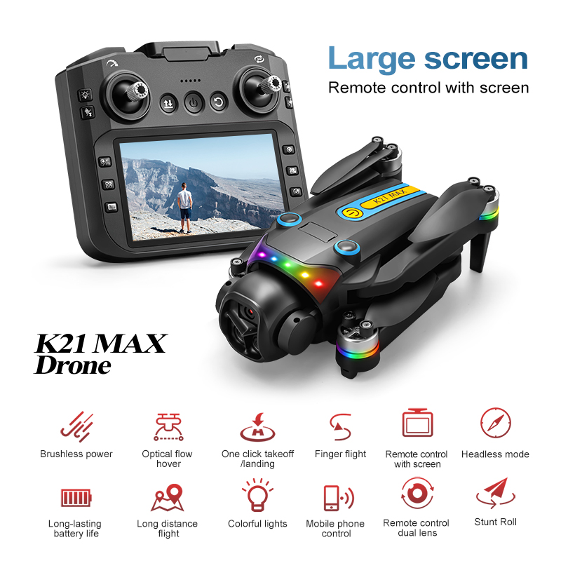 Drone Rc With Screen - Drone Aereo Elettrico per Esterni con