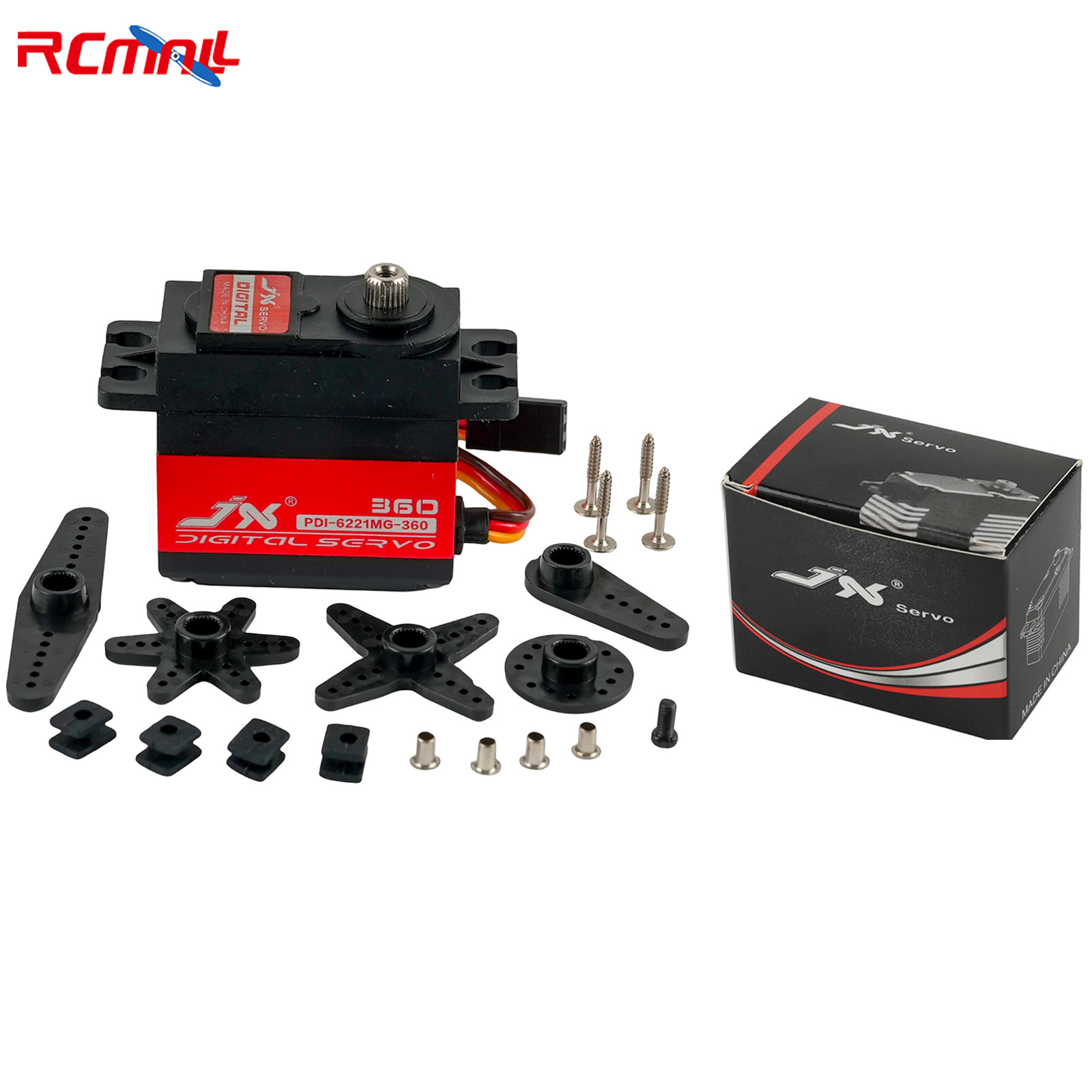 Drone Motor Rc Car - Servomotore JX 6221MG 20KG ad alta