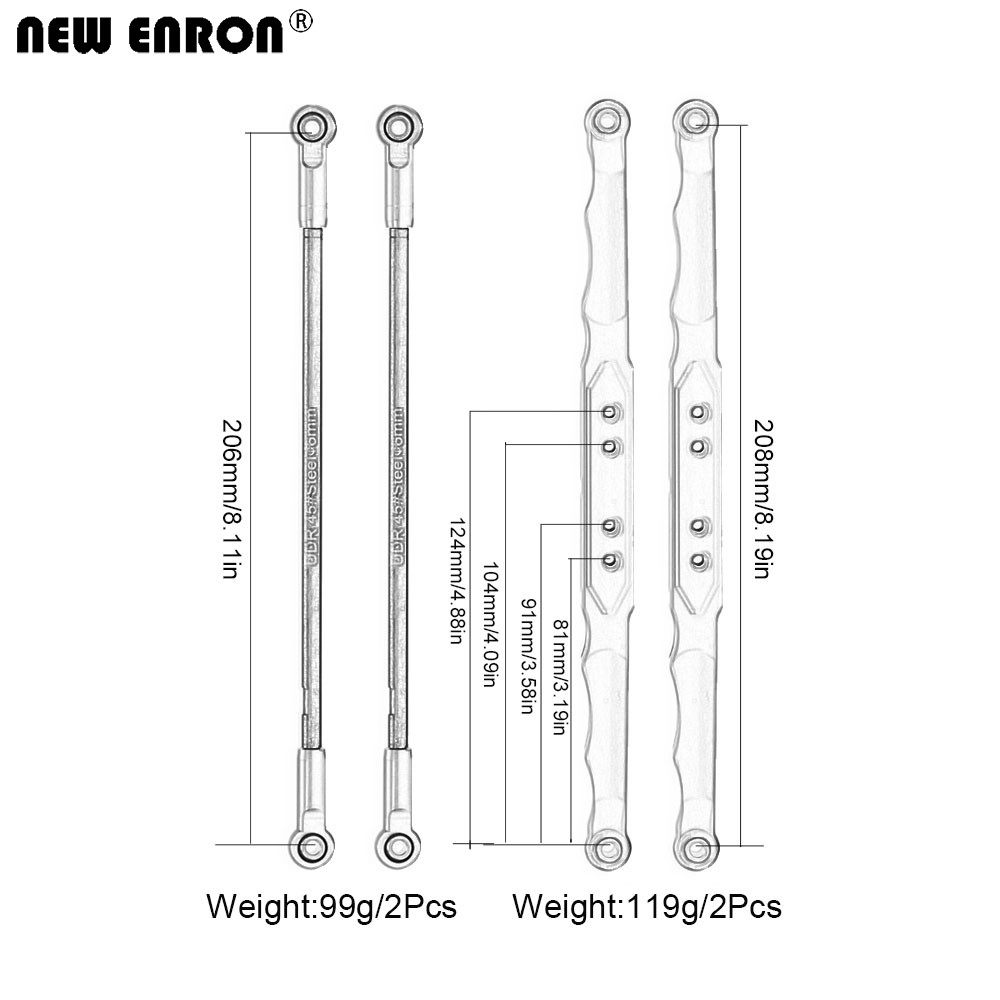 NUOVO Braccio posteriore in le - Rc Suspension Arm recensione e prezzo
