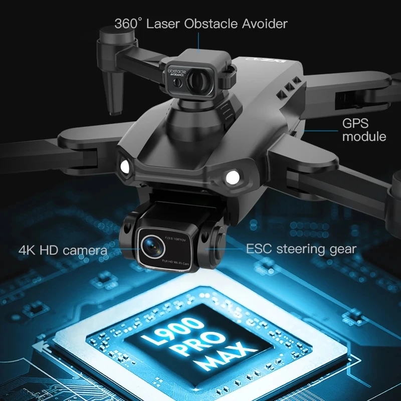 L900 Pro MAX GPS Drone 4K Prof - Drone App Rc Fpv recensione e prezzo