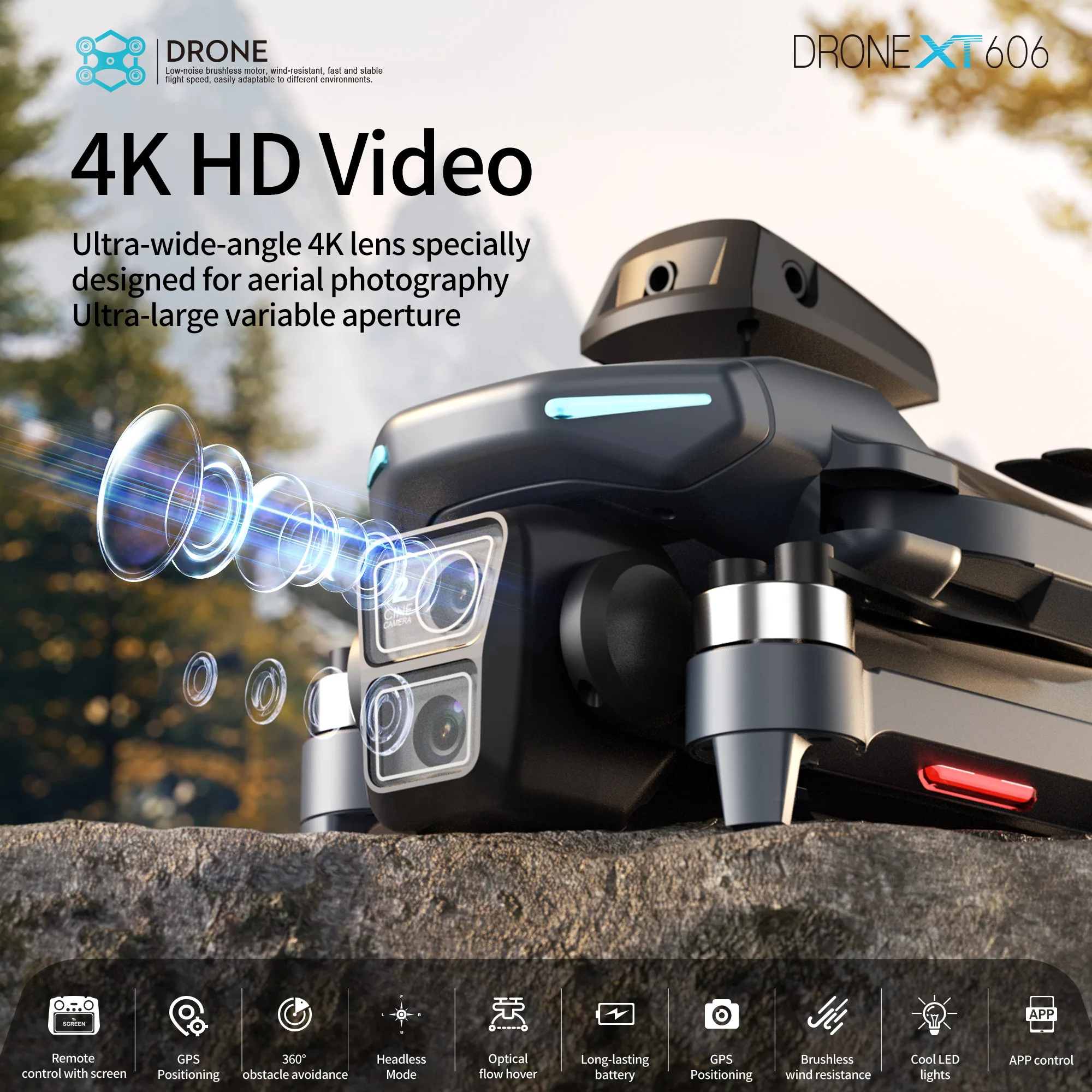Drone Originale XT606 Professi - Drone Gps Rc Tt36 recensione e prezzo