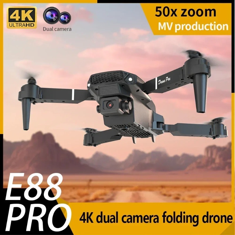 Mini Drone E88 con Telecamera  - Drone Pro Rc Ufo recensione e prezzo