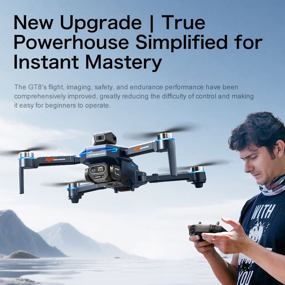 Drone Originale GT8 8K Profess - Drone Gps Rc Tt36 recensione e prezzo