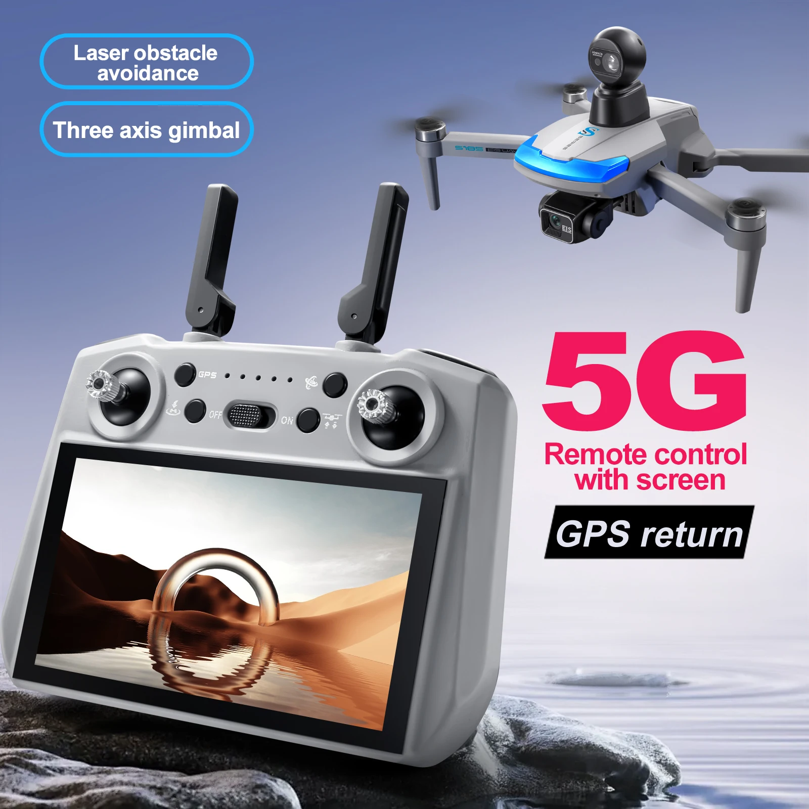 S185 Drone professionale 2.7K  - Drone Gps Rc Tt36 recensione e prezzo