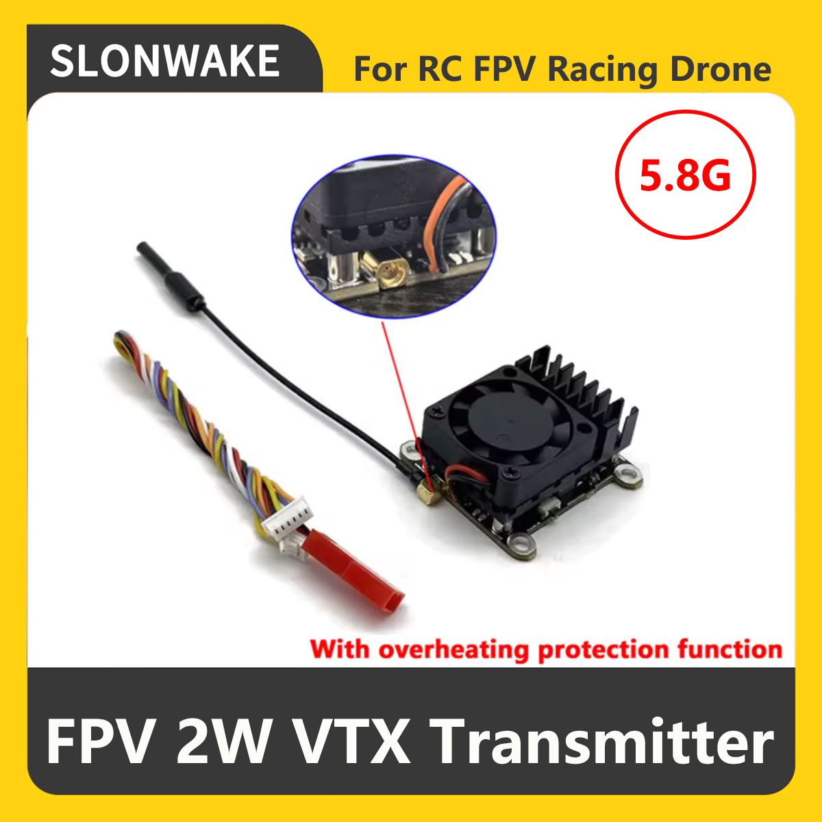 SLONWAKE 5.8G 2000mW Trasmetti - Drone Rc With Camera recensione e prezzo