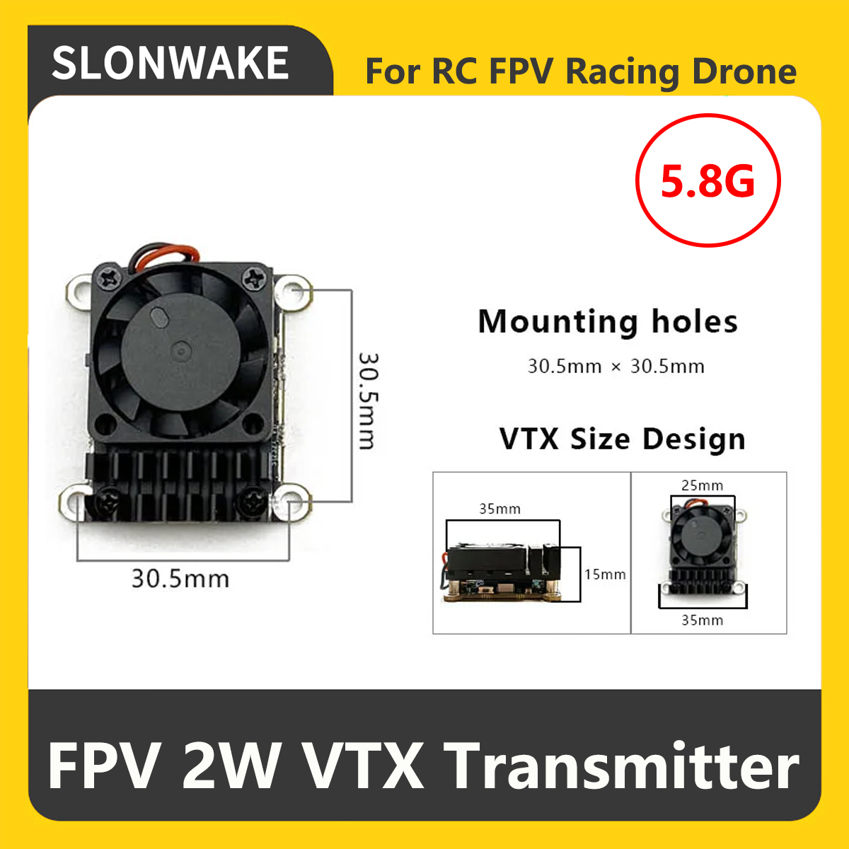 SLONWAKE 5.8G 2000mW Trasmetti - Drone Rc With Camera recensione e prezzo