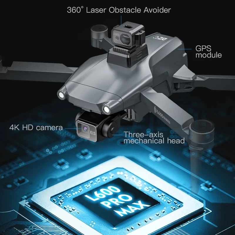 L600 PRO MAX GPS Drone Profess - Drone Gps Rc Tt36 recensione e prezzo