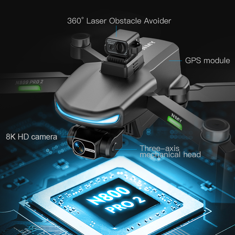 Drone GPS N800 PRO 2 Professio - Drone Gps Rc Tt36 recensione e prezzo