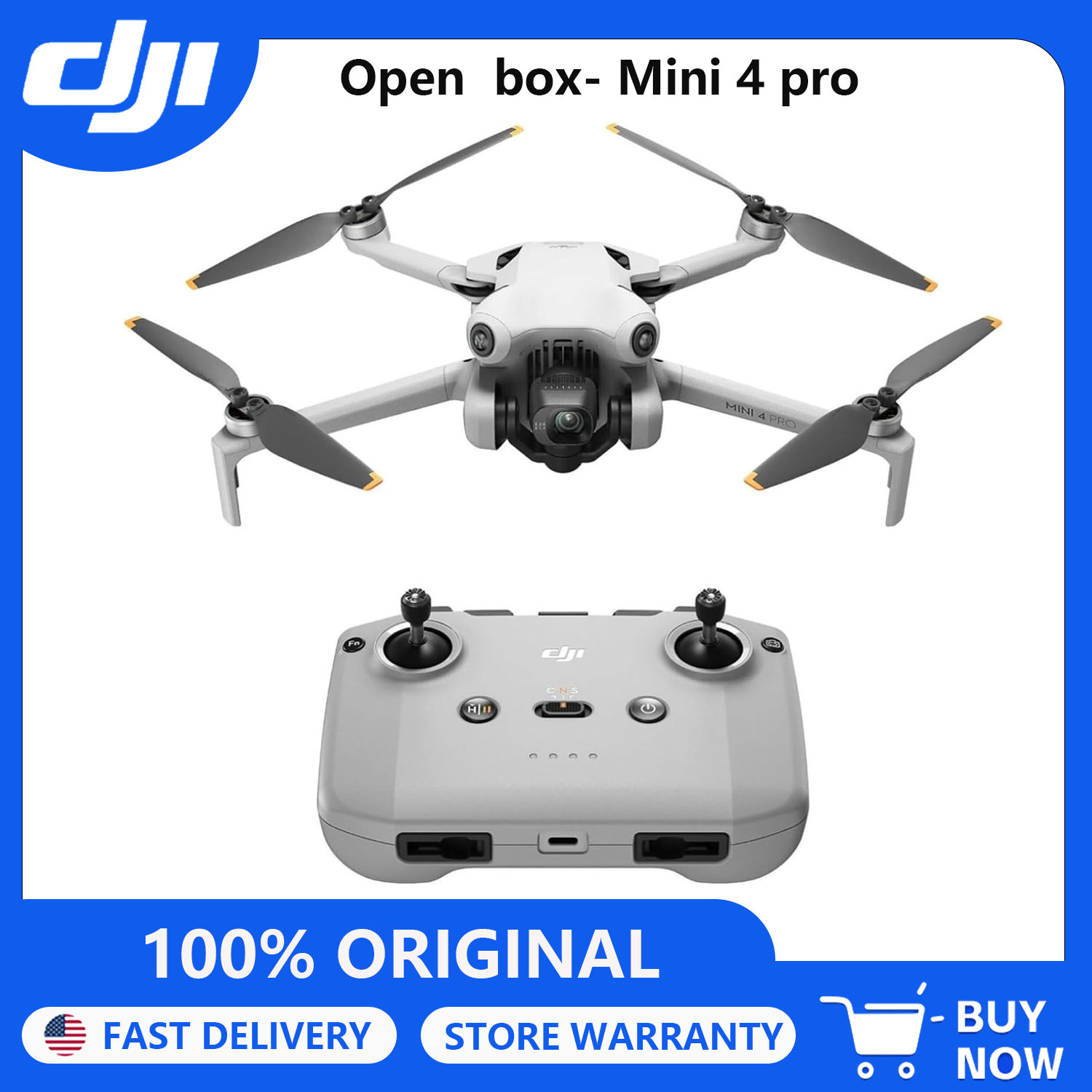 Open Box-DJI Drones Mini 4 Pro - Drone Dji Rc Mini 3 Pro recensione e prezzo