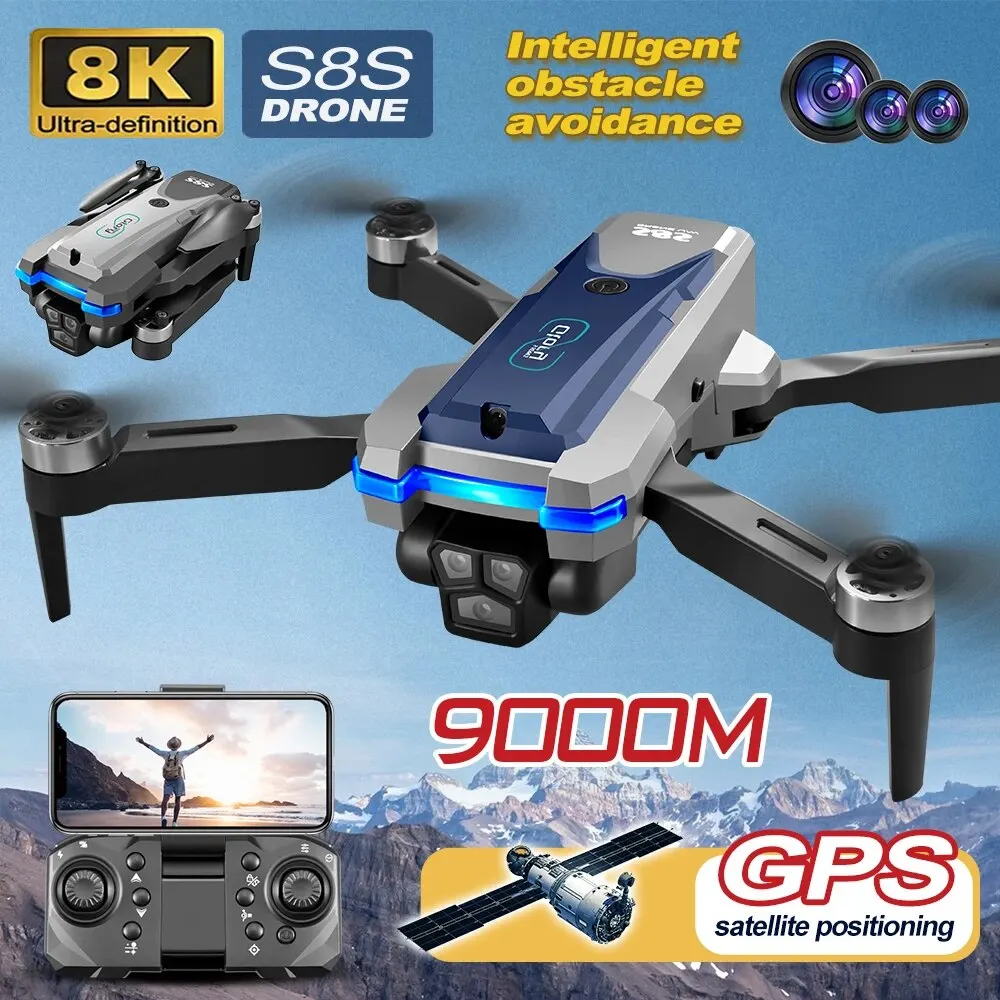 S8S GPS Drone 5G Wifi 8K HD Du - Drone Gps Rc Tt36 recensione e prezzo